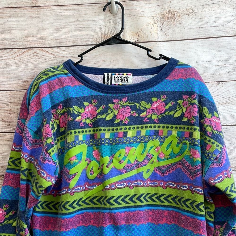 ‎VINTAGE FORENZA SPELL OUT SWEATSHIRT - Picture 2 of 5